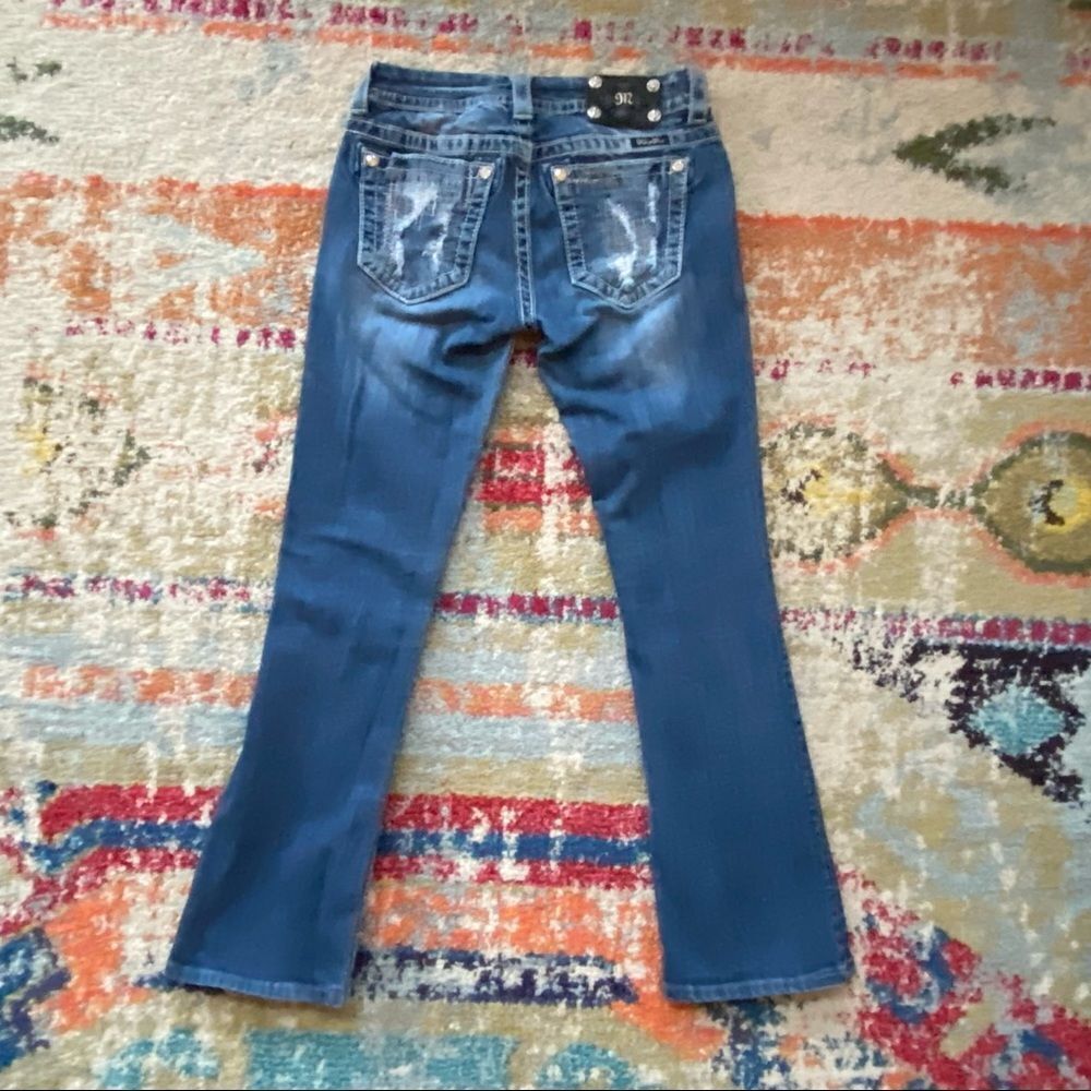 Miss Me Rhinestone Bootcut Jeans - Picture 6 of 12